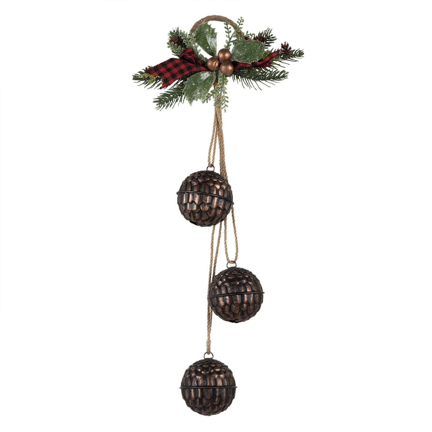 Vánoční koule k zavěšení na dveře  - 22*8*60 cm Clayre & Eef - LaHome - vintage dekorace