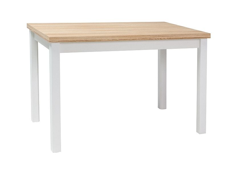 Casarredo Jídelní stůl ADAM 100x60 dub/bílá mat - ATAN Nábytek