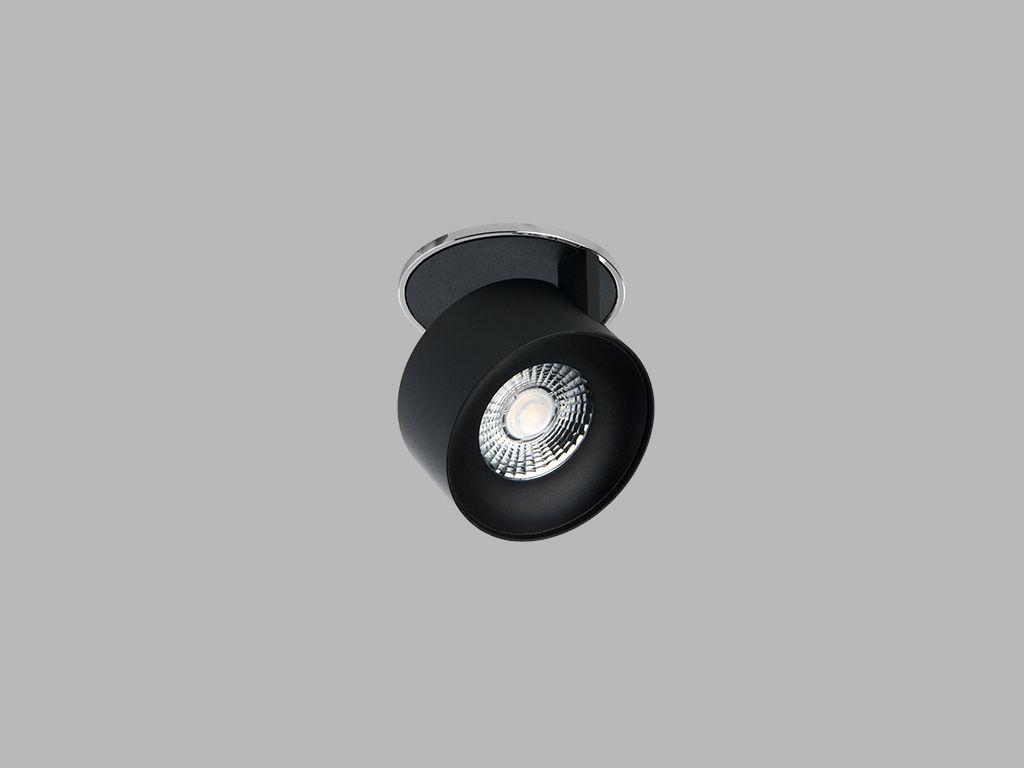 LED2 21507253 KLIP zápustné svítidlo LED 11W/770lm 2700K chrom, černá - Svítidla FEIM
