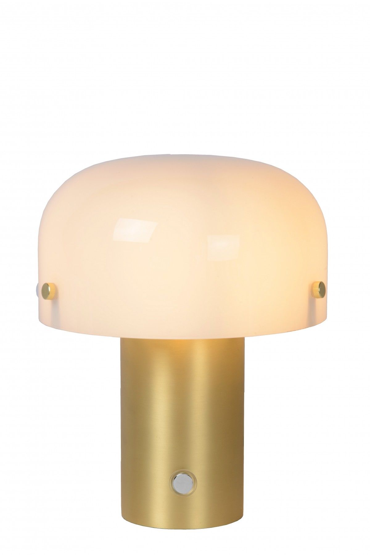 Lucide 05538/01/02 stolní lampička Timon 1x10W | E14 - mosaz, sklo, stmívatelná - Dekolamp s.r.o.