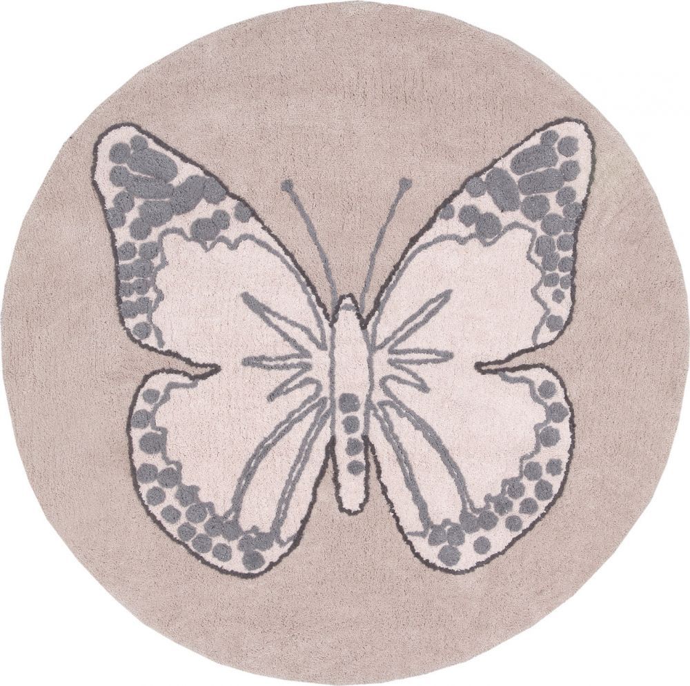 Lorena Canals koberce Bio koberec kusový, ručně tkaný Butterfly Rozměry koberců: 160x160 (průměr) kruh Mdum - M DUM.cz