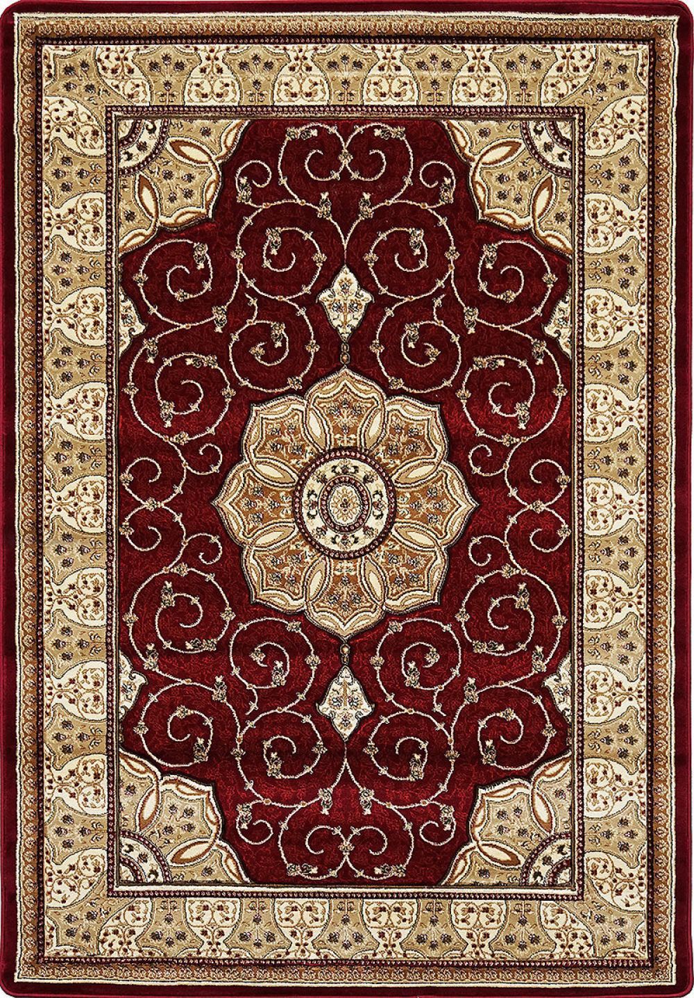Ayyildiz koberce Kusový koberec Kashmir 2601 red - 80x150 cm - Mujkoberec.cz