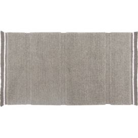 Lorena Canals koberce Vlněný koberec Steppe - Sheep Grey Rozměry koberců: 80x140 Mdum
