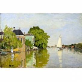 Reprodukce obrazu Claude Monet - Houses on the Achterzaan, 90 x 60 cm Favi.cz