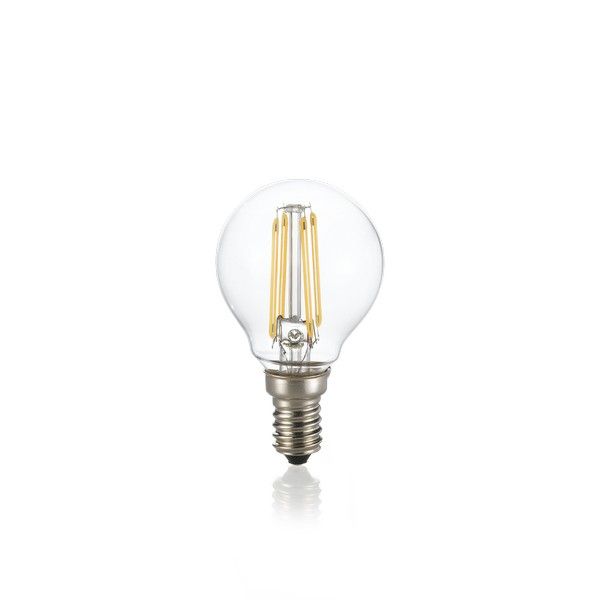 Ideal Lux 188935 LED žárovka Filament P45 1x4W E14 430lm 3000K stmívatelná, čirá - Svítidla FEIM