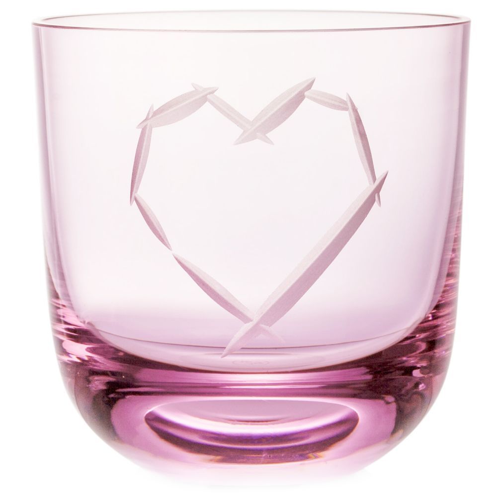 Rückl designové sklenice na vodu Pink Collection Crystal Glass Pink - DESIGNPROPAGANDA