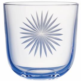 Rückl designové sklenice na vodu Pink Collection Crystal Glass Blue