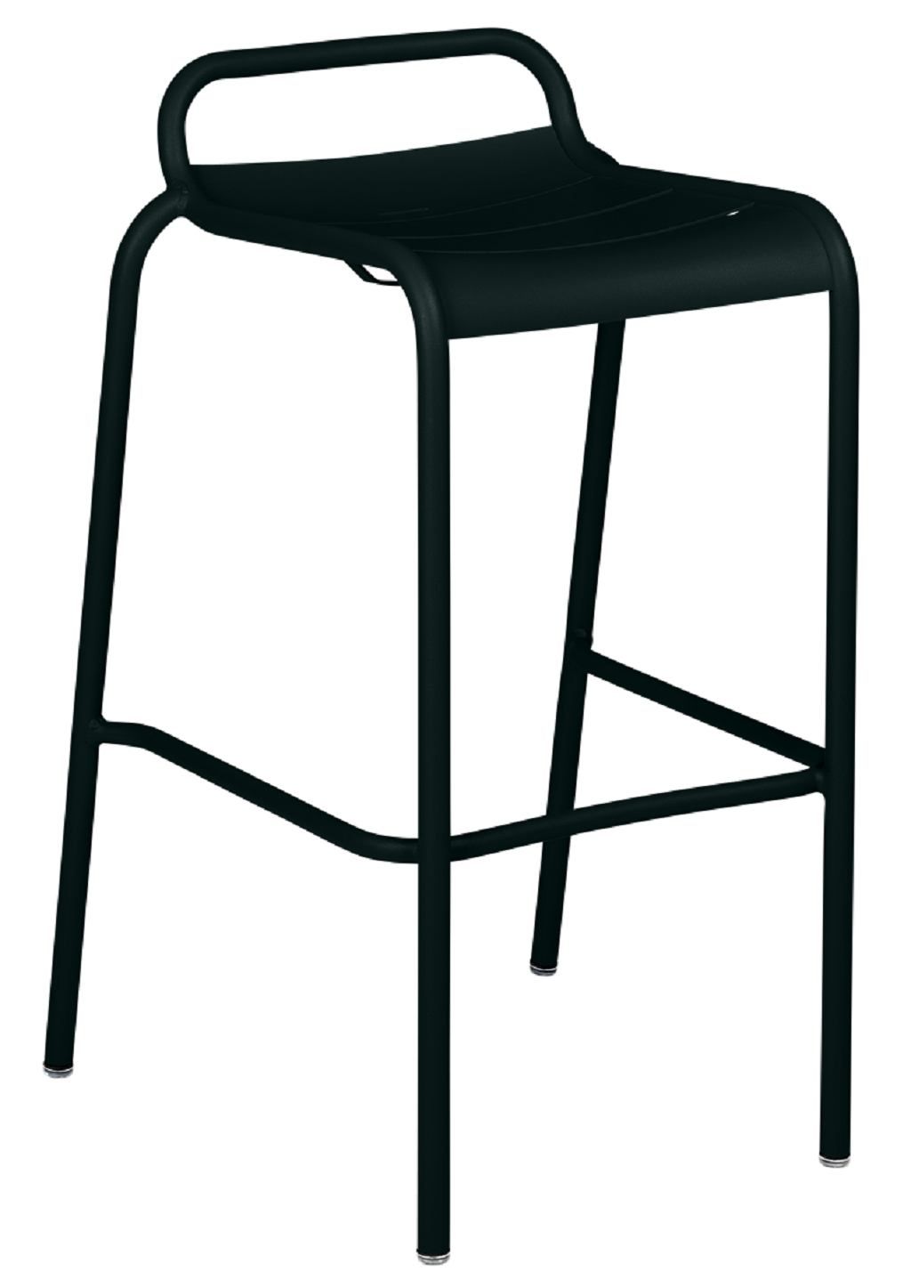 Černá kovová barová židle Fermob Luxembourg 78,5 cm - Designovynabytek.cz