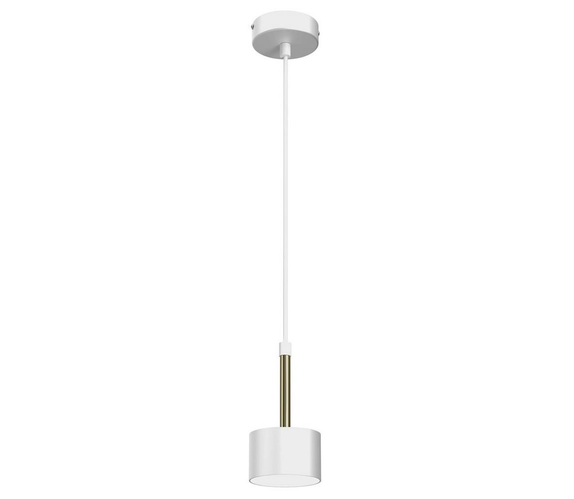 Bílá LED stmívatelná stojací lampa s kovovým stínidlem (výška 151 cm) Asteria Floor – UMAGE - Bonami.cz