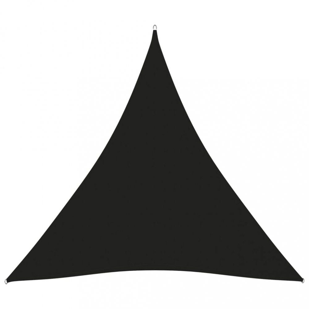 Stínící plachta trojúhelníková 4x4x4 m oxfordská látka Dekorhome Černá - DEKORHOME.CZ