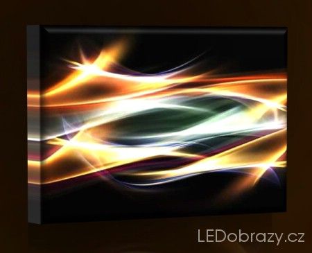 LED obraz Energie 45x30 cm - LEDobrazy.cz