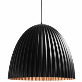 Nordic Design Černo měděné kovové závěsné světlo Liss 70 cm