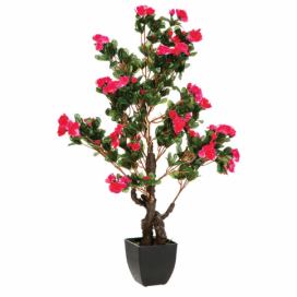 Atmosphera Umělá rostlina AZALIA, růžová barva, 81 cm