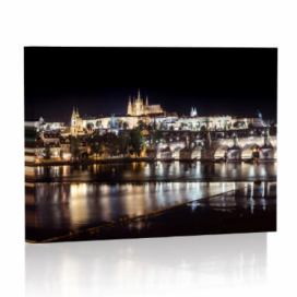 LED obraz Praha 1 45x30 cm