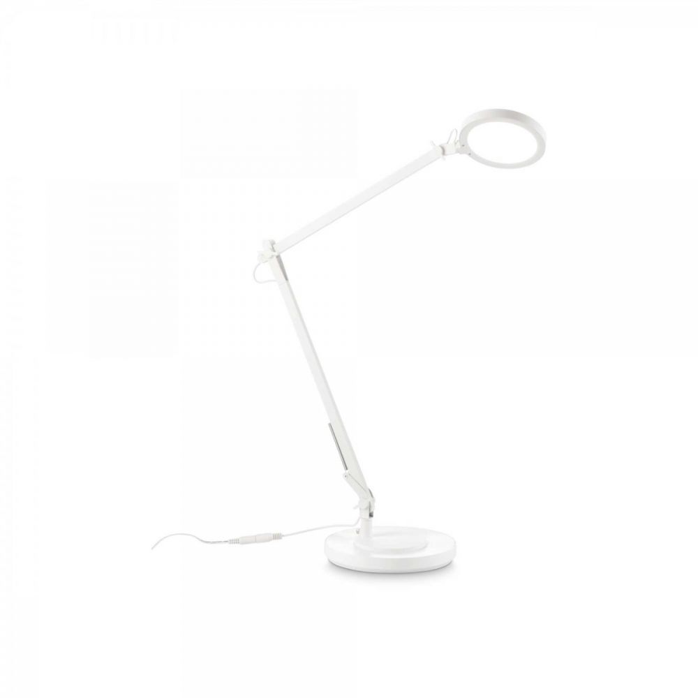 Ideal Lux 272078 LED stolní svítidlo Futura tl s dotykovým ovládáním 1x10W | 750lm | 4000K - bílá - Dekolamp s.r.o.