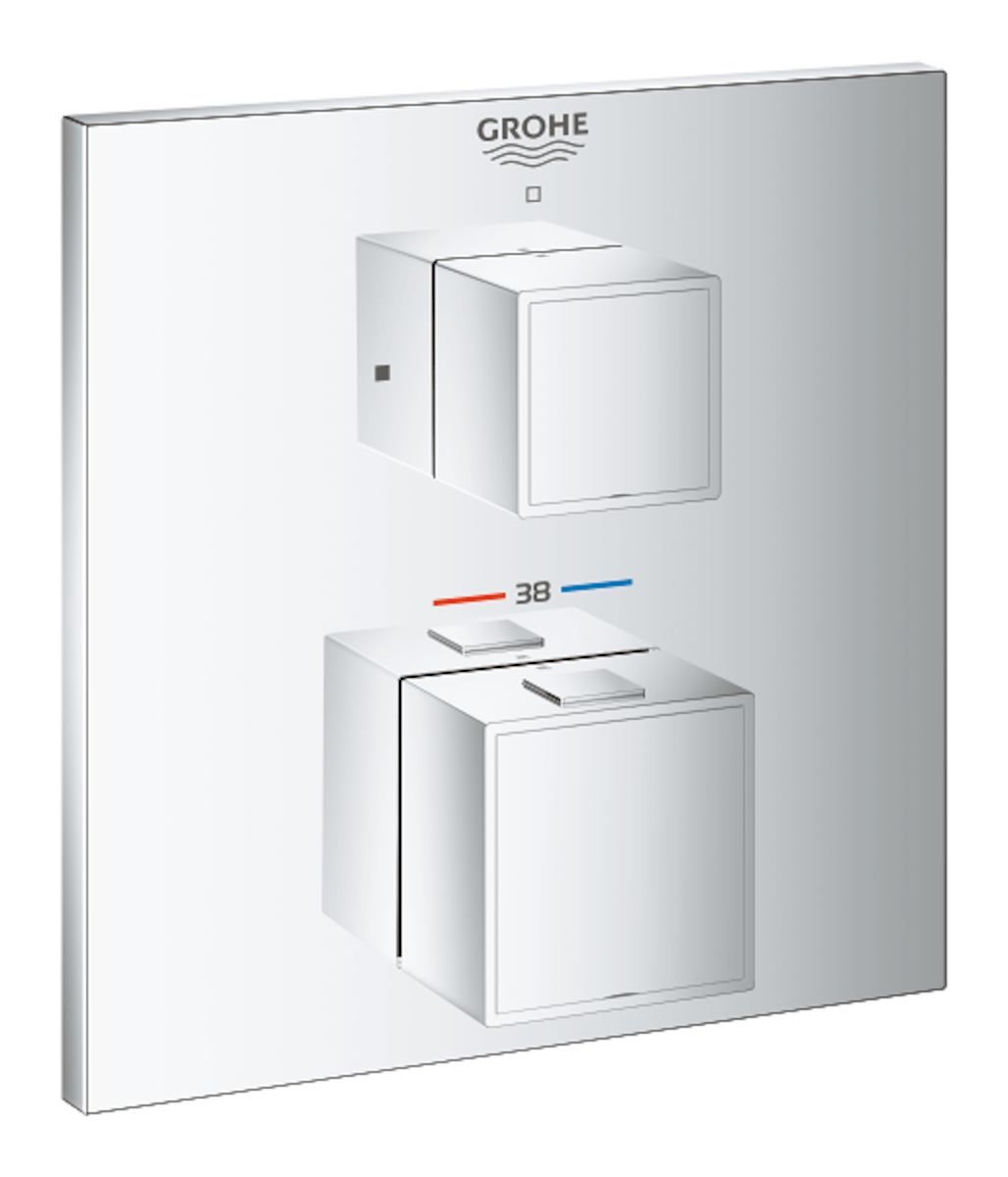Termostat Grohe Grohtherm Cube bez podomítkového tělesa chrom 24153000 - Siko - koupelny - kuchyně