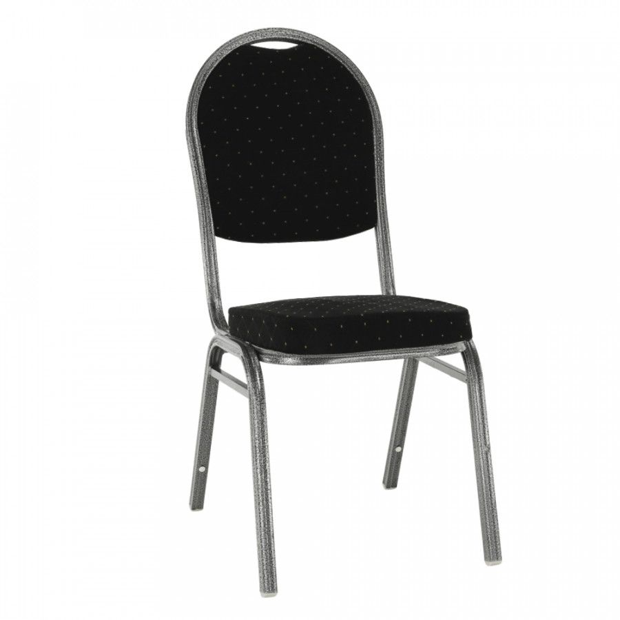Tempo Kondela Židle JEFF 3 NEW - černá / šedý rám - ATAN Nábytek