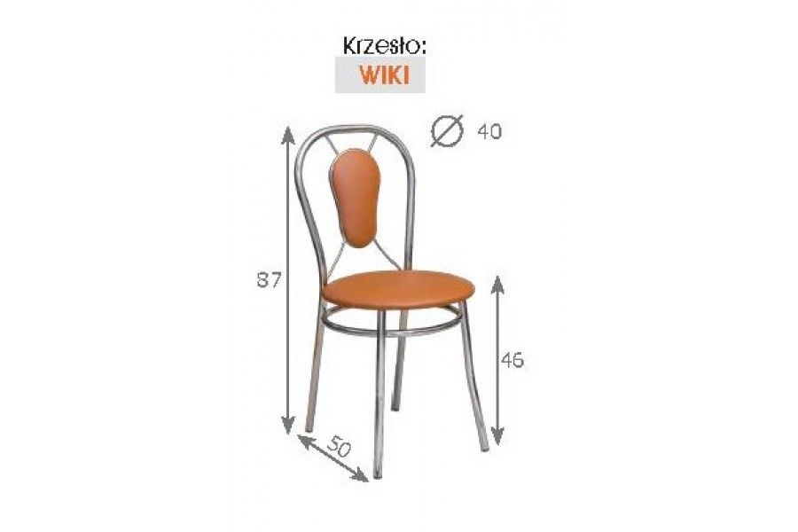 Metpol Jídelní židle Wiki Metpol 87 x 50 x 46 cm Barva: satyna - DAKA nábytek