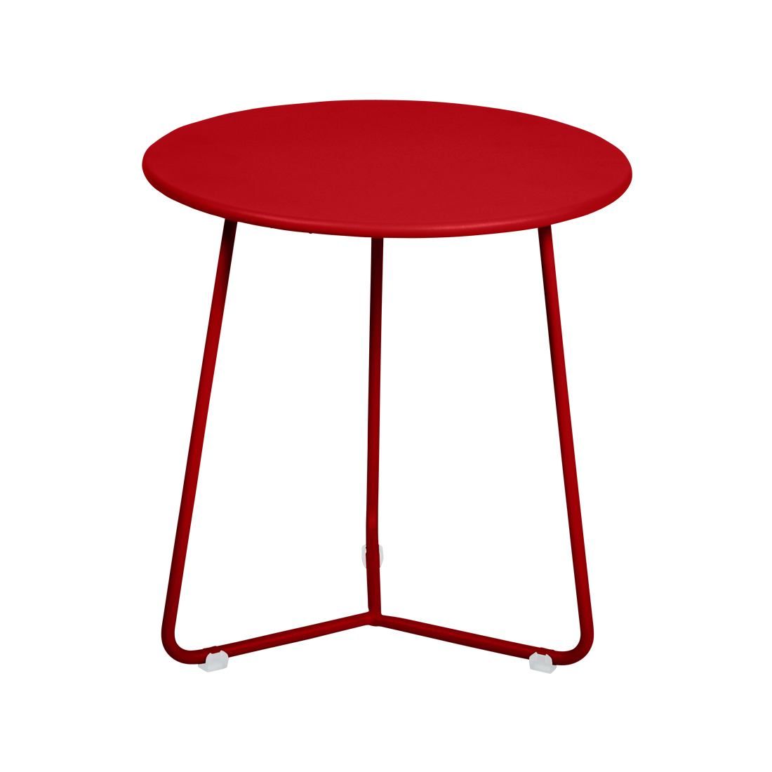 Makově červený kovový odkládací stolek Fermob Cocotte 34,5 cm - Designovynabytek.cz