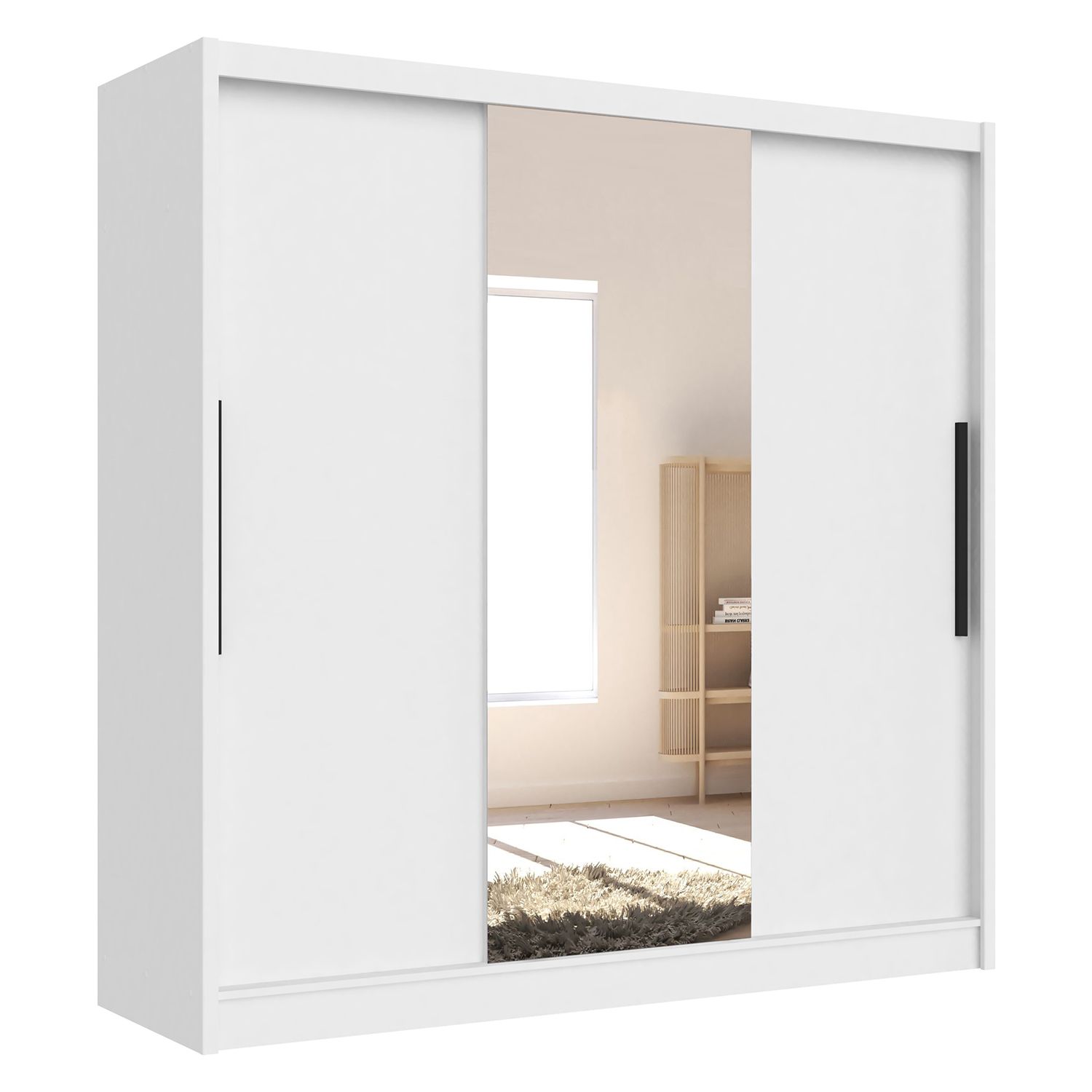 Skříň s posuvnými dveřmi ARIS I bílá - IDEA nábytek