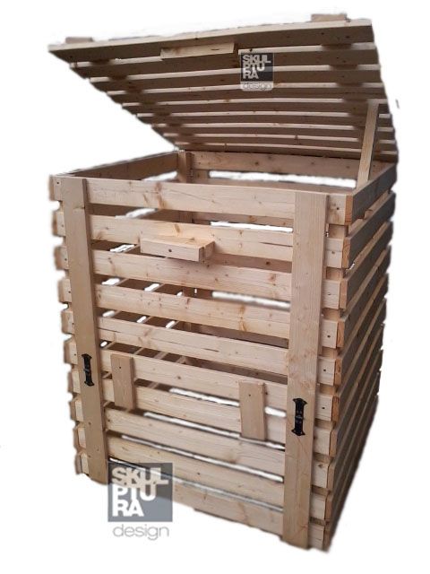 Dřevěný komposter 800l - zMASIVU s.r.o.