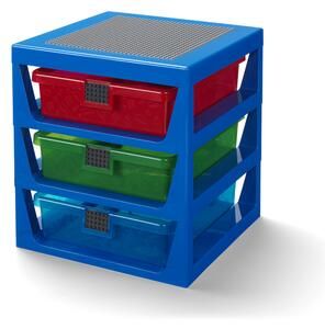 Modrý organizér se 3 zásuvkami LEGO® Storage - Favi.cz