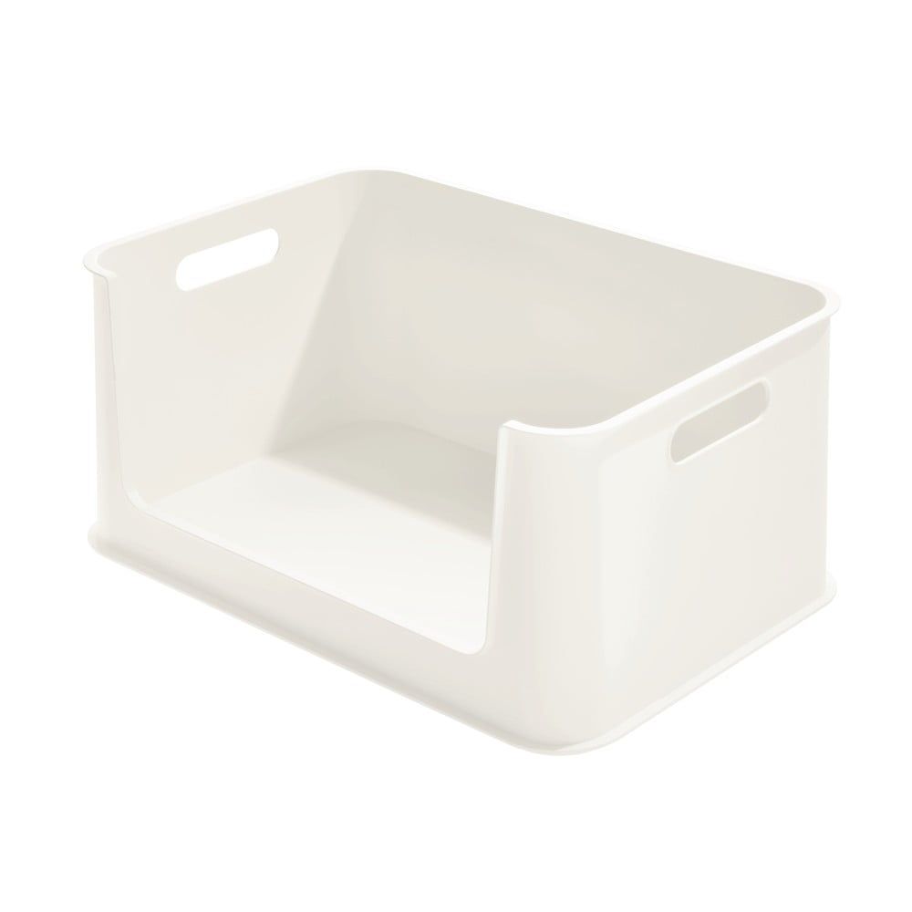 Bílý úložný box iDesign Eco Open, 43 x 30,2 cm - Bonami.cz