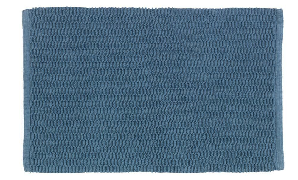 Předložka do koupelny LUSO v modré barvě, 80 x 50 cm, WENKO - EMAKO.CZ s.r.o.