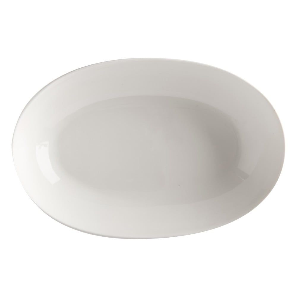 Bílý porcelánový hluboký talíř Maxwell & Williams Basic, 30 x 20 cm - Bonami.cz