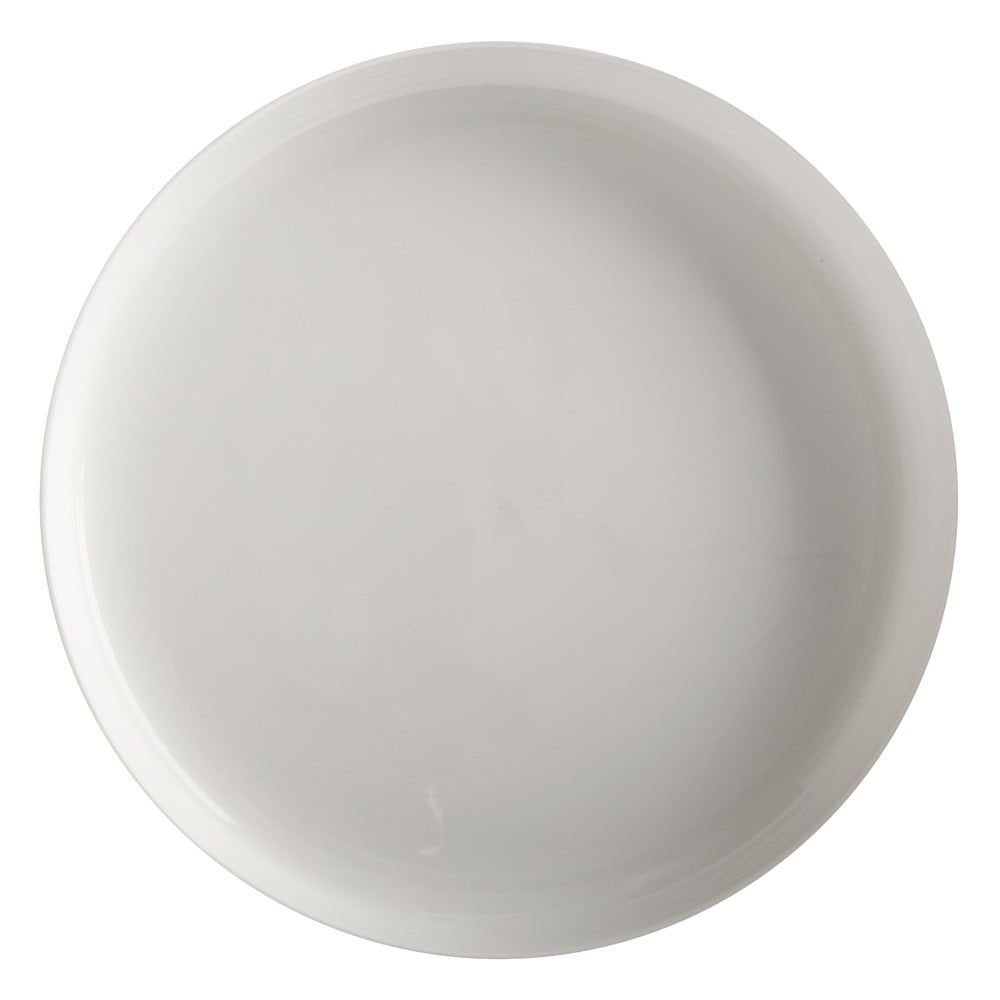 Bílý porcelánový talíř se zvýšeným okrajem Maxwell & Williams Basic, ø 28 cm - Bonami.cz