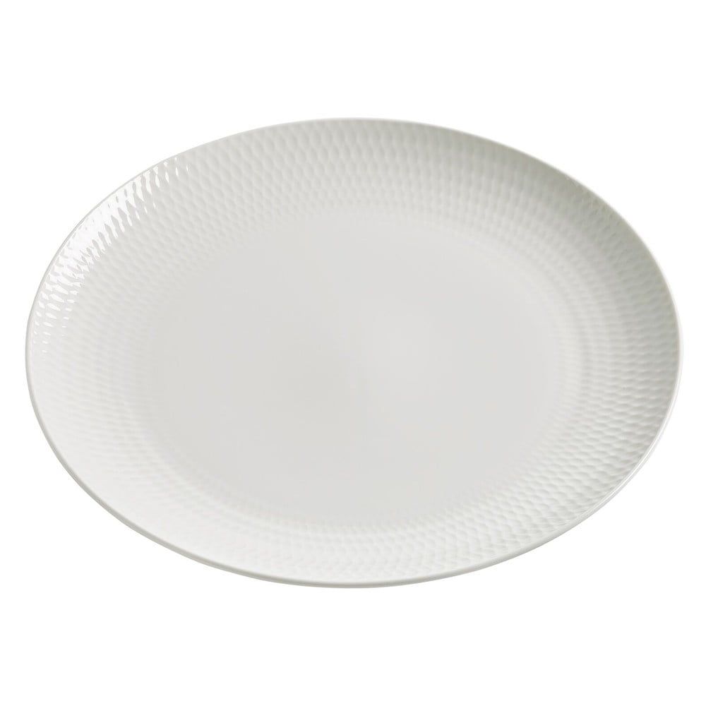 Bílý porcelánový servírovací talíř ø 27 cm Diamonds – Maxwell & Williams - Bonami.cz