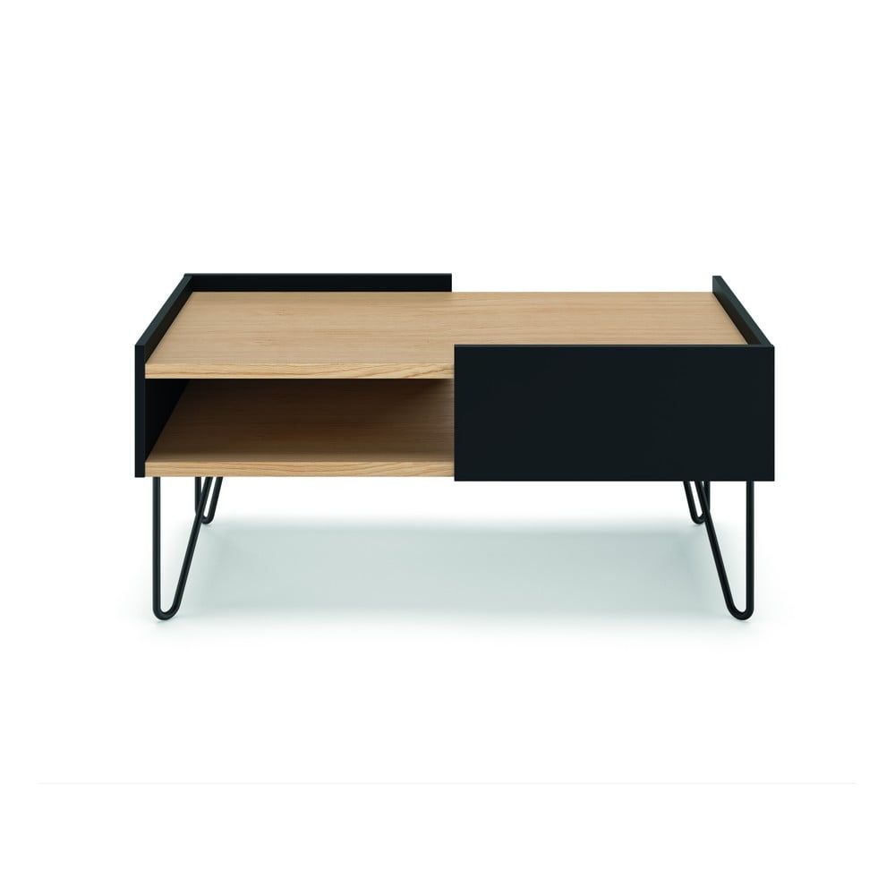 Konferenční stolek s deskou v dubovém dekoru 100x55 cm Nina - TemaHome - Bonami.cz