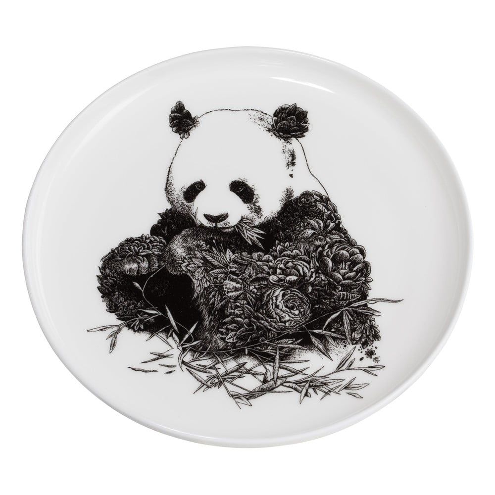 Bílý porcelánový talíř Maxwell & Williams Marini Ferlazzo Panda, ø 20 cm - Bonami.cz