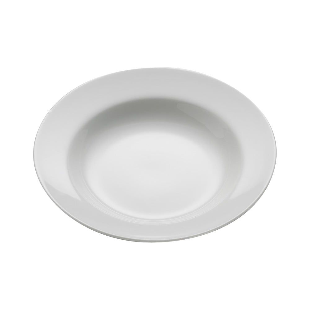 Bílý porcelánový talíř na polévku Maxwell & Williams Basic Bistro, ø 22,5 cm - Bonami.cz