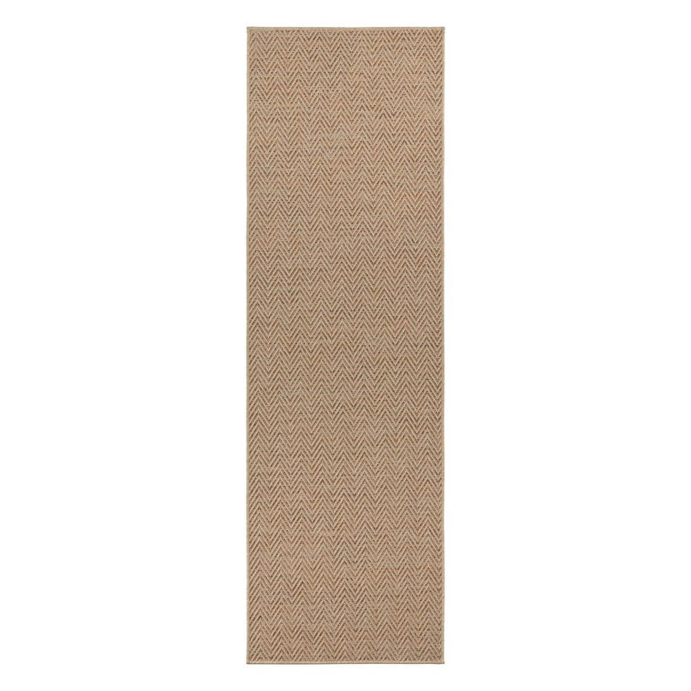 Hnědý běhoun BT Carpet Nature 500, 80 x 500 cm - Bonami.cz