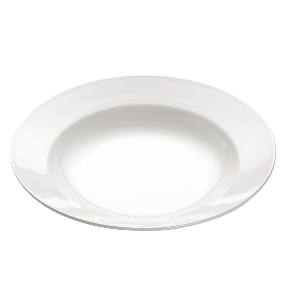 Bílý porcelánový talíř na těstoviny Maxwell & Williams Basic Bistro, ø 28 cm - Bonami.cz
