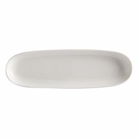 Bílý porcelánový servírovací talíř Maxwell & Williams Basic, 40 x 12,5 cm