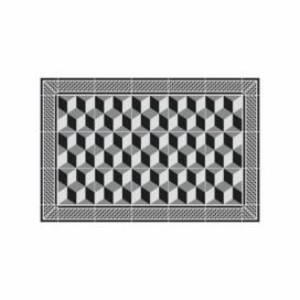 Atmosphera Vinylový koberec MOSAIQ, černý, 50 x 75 cm