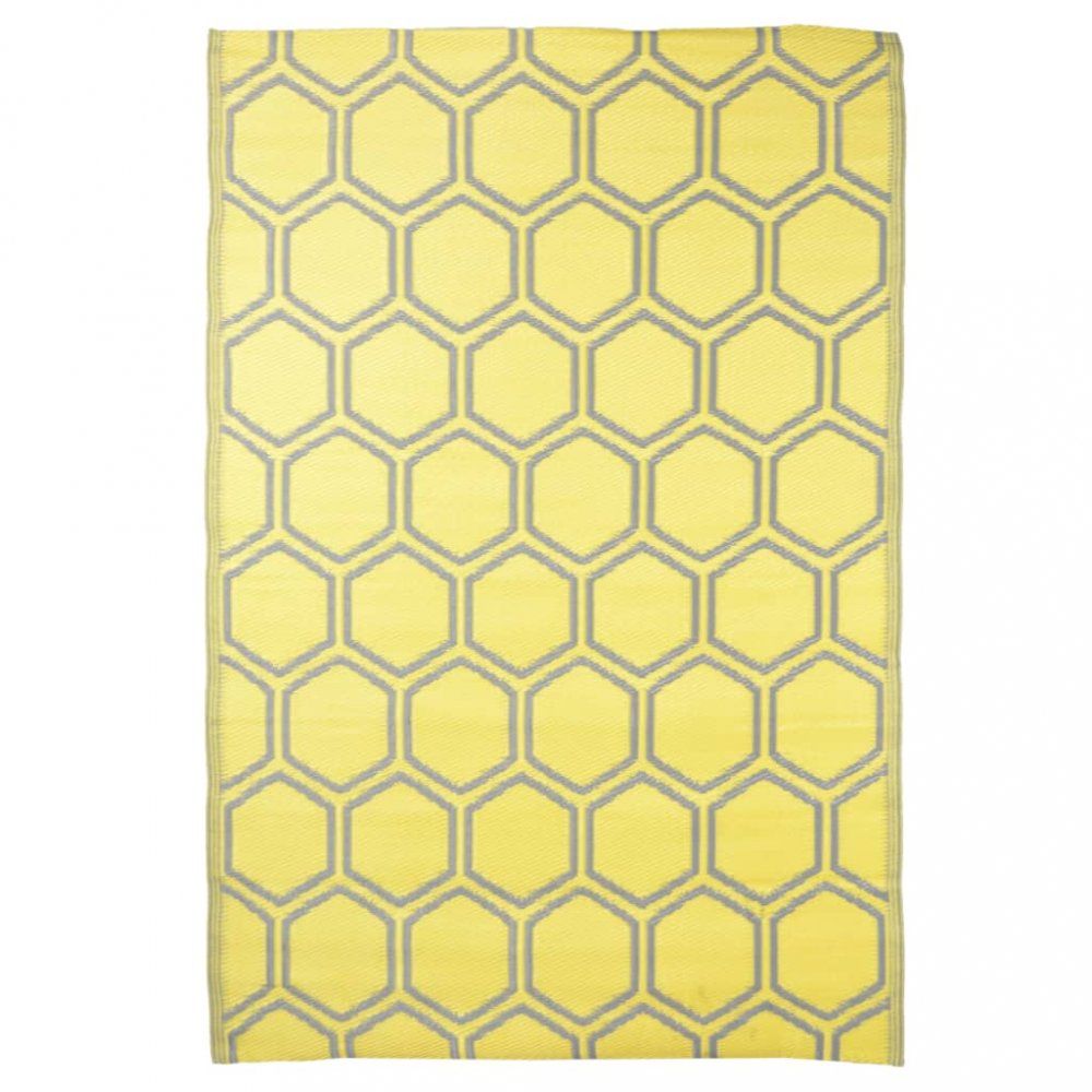Venkovní koberec 182 x 122 cm Dekorhome Žlutá - DEKORHOME.CZ