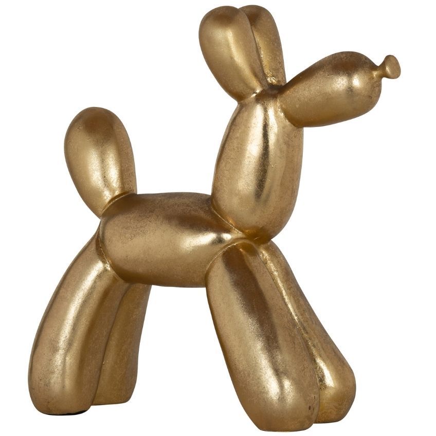 Zlatá dekorativní soška Richmond Dog 28 cm - Designovynabytek.cz