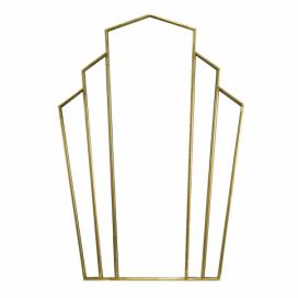 Veliké nástěnné zrcadlo ve zlatém rámu Brannie - 70*100 cm Clayre & Eef LaHome - vintage dekorace