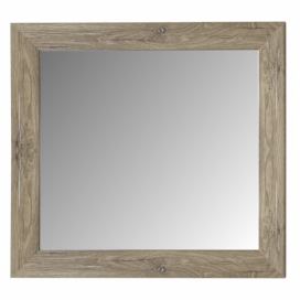 Čtvercové zrcadlo v nerezovém rámu - 60*4*60 cm J-Line by Jolipa