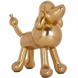 Zlatá dekorativní soška Richmond Miro 23 cm