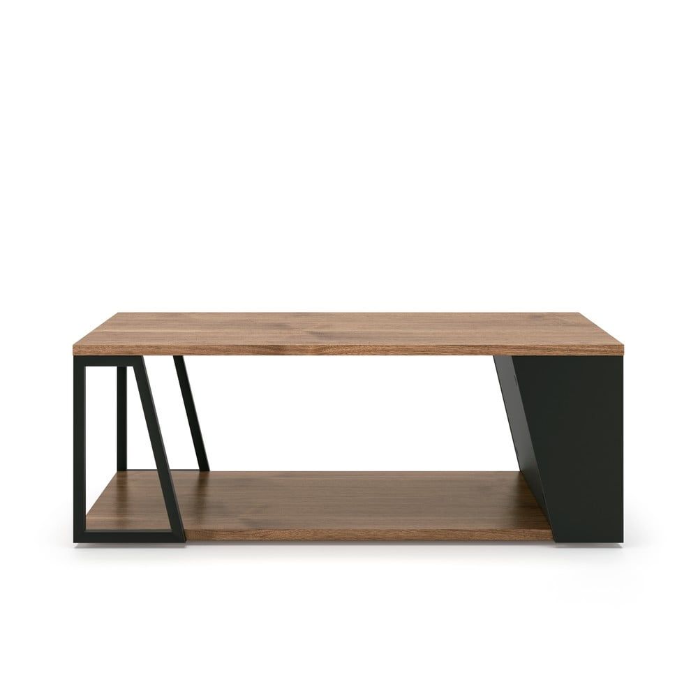 Konferenční stolek s deskou v dekoru ořechového dřeva 100x55 cm Albi - TemaHome - Bonami.cz