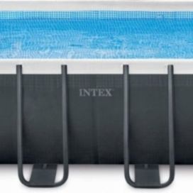 INTEX bazén Rectangular Ultra Frame XTR set, 732x366x132 cm s pískovou filtrací, solinátorem a příslušenstvím