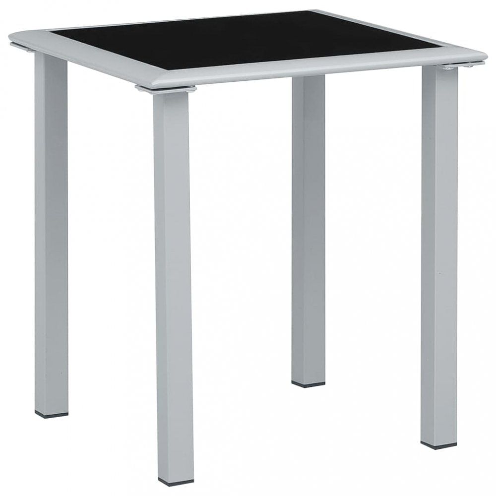 Zahradní stolek černá / stříbrná Dekorhome - DEKORHOME.CZ