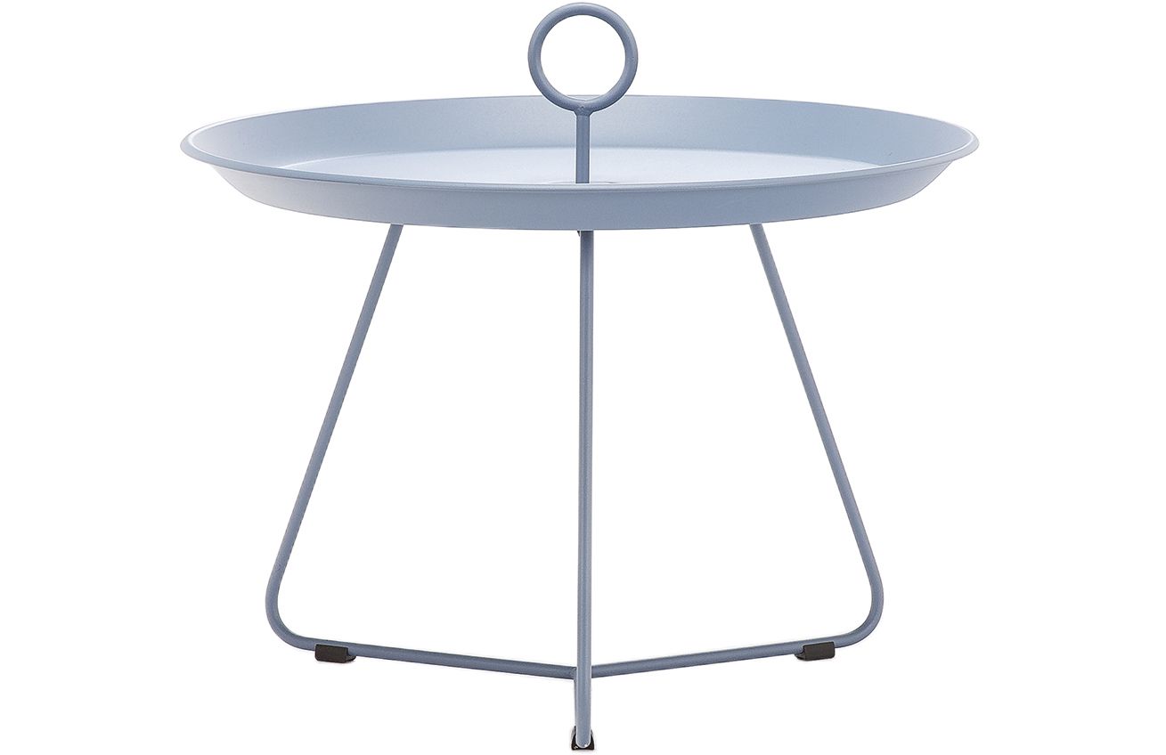Světle modrý kovový konferenční stolek HOUE Eyelet 57,5 cm - Designovynabytek.cz