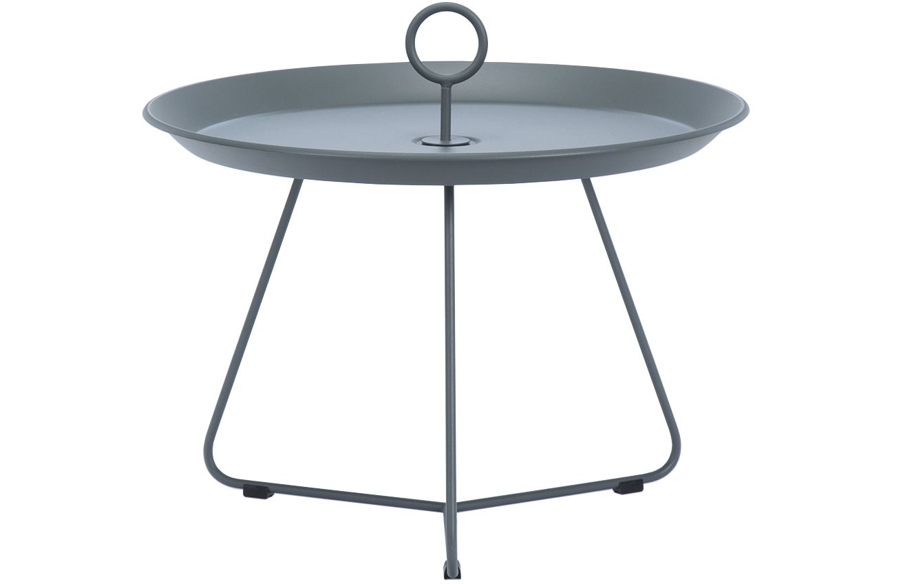Tmavě šedý kovový konferenční stolek HOUE Eyelet 57,5 cm - Designovynabytek.cz