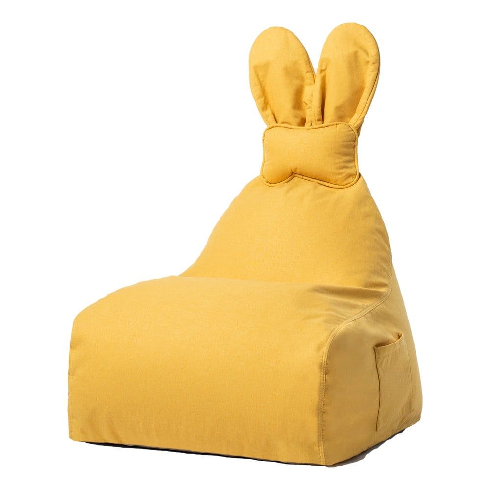 Žlutý dětský sedací vak The Brooklyn Kids Funny Bunny - Bonami.cz