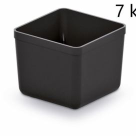 Prosperplast Sada úložných boxů 7 ks UNITEX 5,5 x 5,5 x 16,5 cm černá